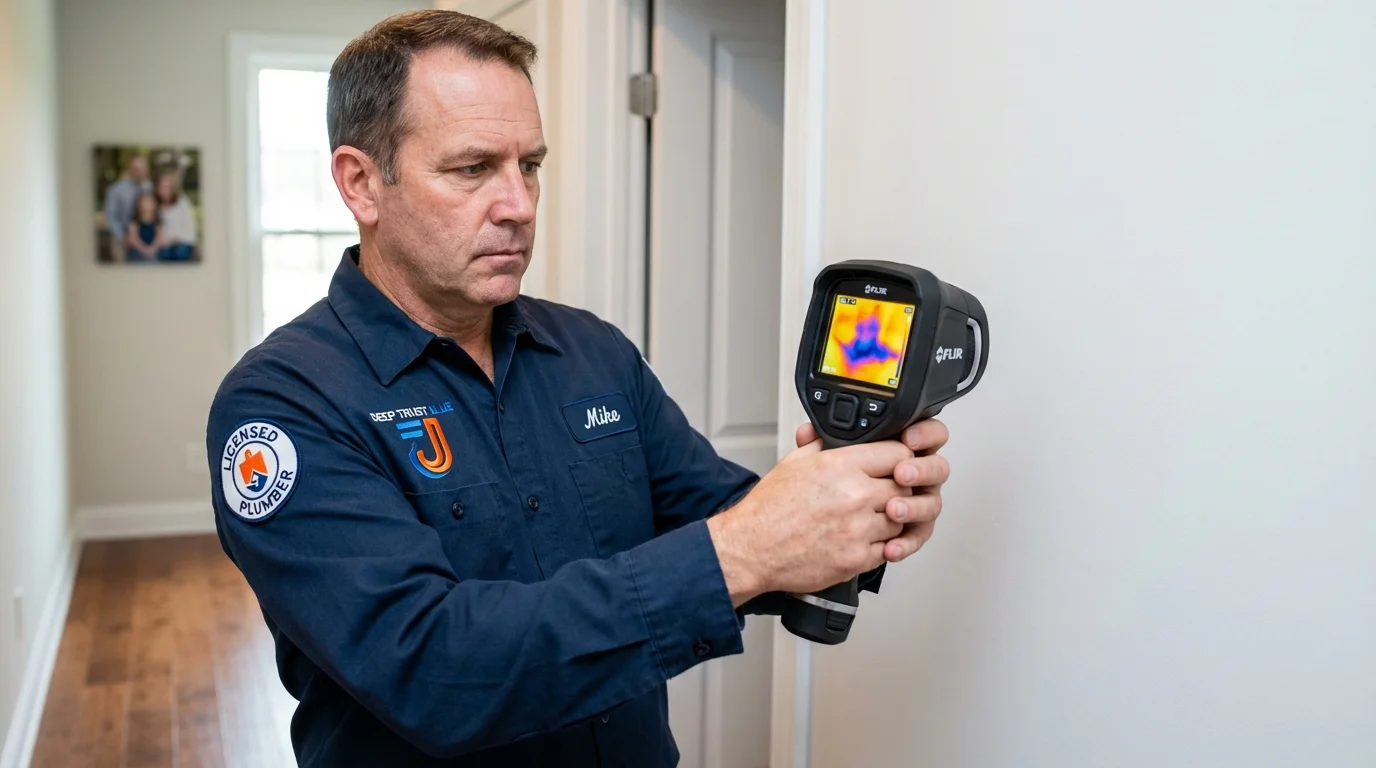 Thermal imaging leak detection by Johns Plumbing LLC in Stacy